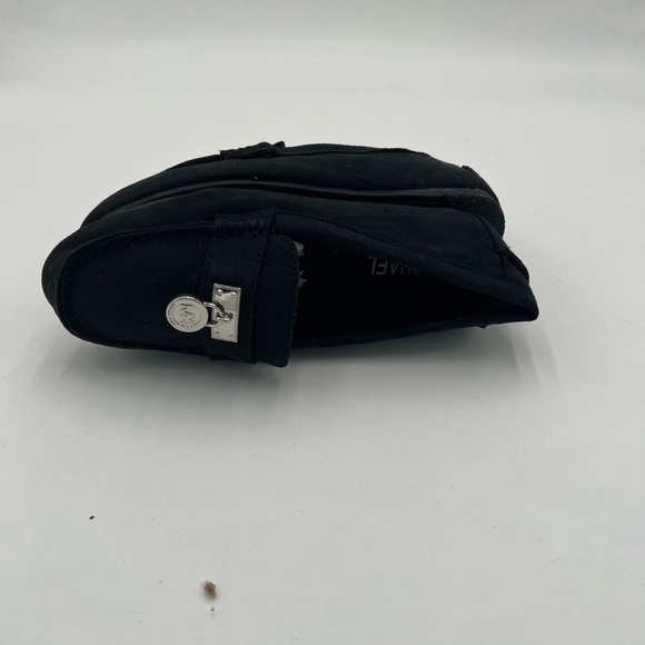 MICHAEL KORS-GIRLS BLACK FAUX SUEDE LOAFERS- SX 3 - Picture 6 of 7